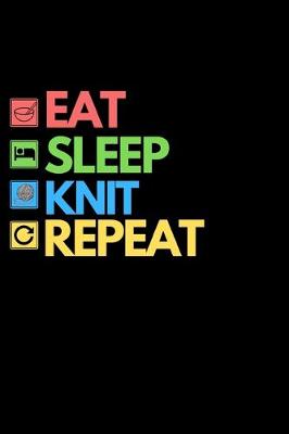 Book cover for Eat Sleep Knit Repeat