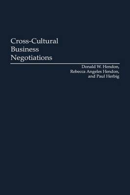 Book cover for Cross-Cultural Business Negotiations
