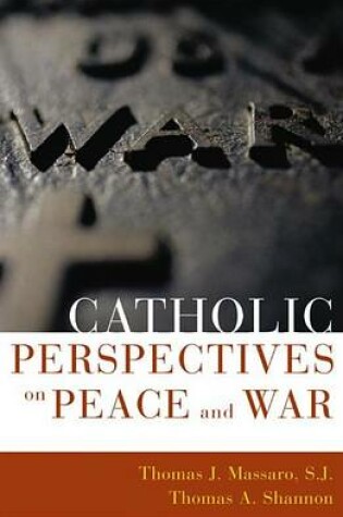 Cover of Catholic Perspectives on Peace and War