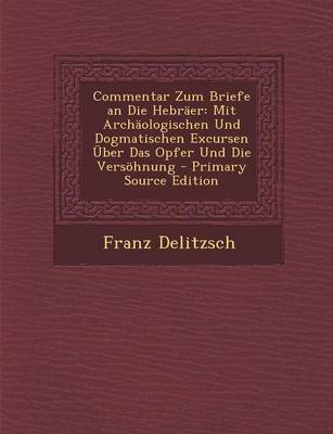 Book cover for Commentar Zum Briefe an Die Hebraer