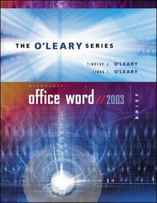 Book cover for O'Leary Series: Microsoft Office Word 2003 Brief