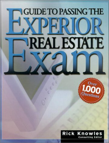 Book cover for Guide to Passing the Experior Real Estate Exam