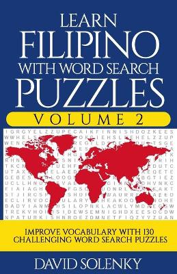 Book cover for Learn Filipino with Word Search Puzzles Volume 2