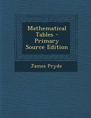 Book cover for Mathematical Tables