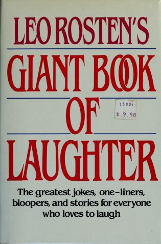 Cover of Leo Rosten's Giant Book of Laugh