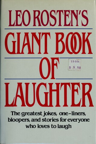 Book cover for Leo Rosten's Giant Book of Laugh