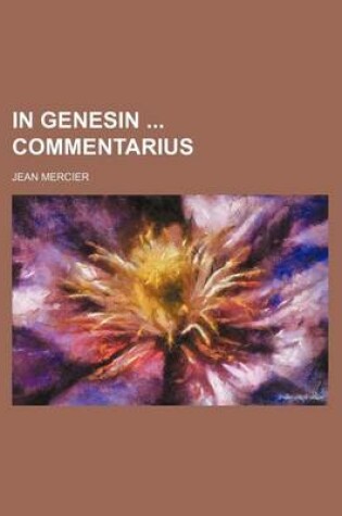 Cover of In Genesin Commentarius