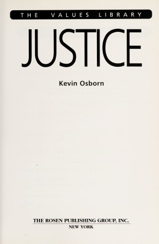 Book cover for Justice