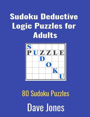 Book cover for Sudoku deductive logic puzzles for adults