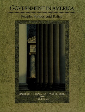 Book cover for Governmt in America