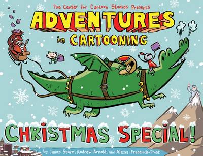 Book cover for Adventures in Cartooning Christmas Special