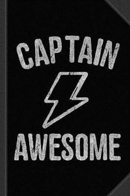 Book cover for Captain Awesome Journal Notebook