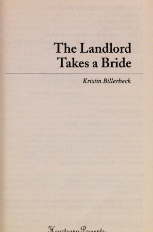 Cover of The Landlord Takes a Bride