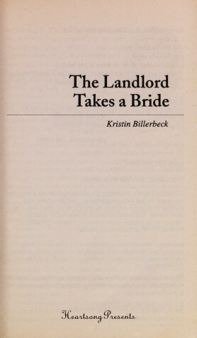 Cover of The Landlord Takes a Bride