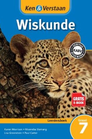Cover of Ken & Verstaan Wiskunde Leerdersboek Graad 7 Afrikaans