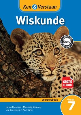 Cover of Ken & Verstaan Wiskunde Leerdersboek Graad 7 Afrikaans