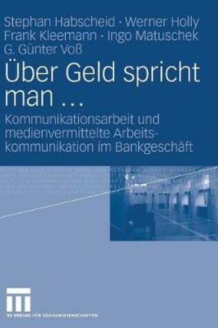 Cover of Über Geld spricht man ...