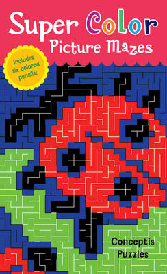 Book cover for Super Color Picture Mazes