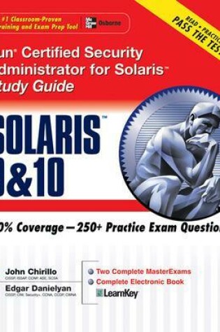 Cover of Sun Certified Security Administrator for Solaris 9 & 10 Study Guide