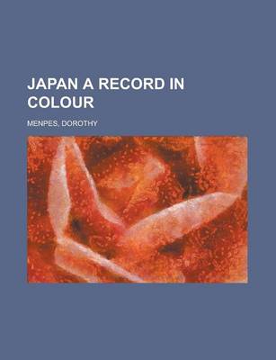 Book cover for Japan a Record in Colour