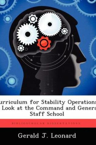 Cover of Curriculum for Stability Operations