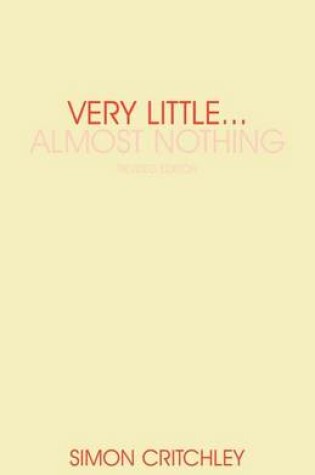 Cover of Very Little ... Almost Nothing