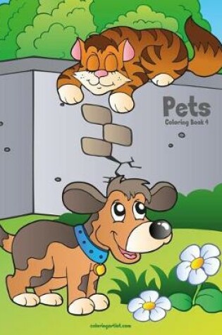 Cover of Pets Coloring Book 4