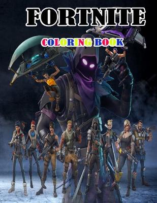 Book cover for fortnite coloring book