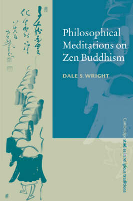 Cover of Philosophical Meditations on Zen Buddhism