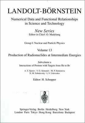 Book cover for Interactions of Protons with Targets from He to Br / Wechselwirkung von Protonen mit He- bis Br-Targets