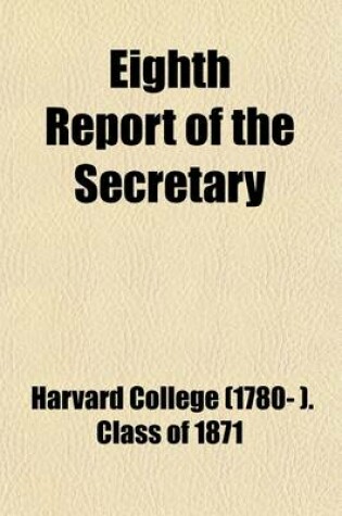 Cover of Eighth Report of the Secretary