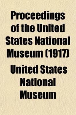 Book cover for Proceedings of the United States National Museum Volume 52