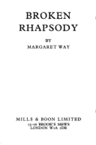Cover of Broken Rhapsody