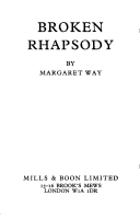 Book cover for Broken Rhapsody