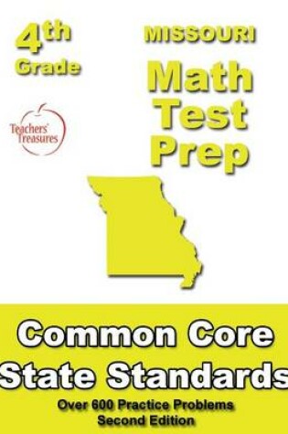 Cover of Missouri 4th Grade Math Test Prep