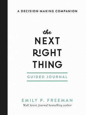 Book cover for The Next Right Thing Guided Journal