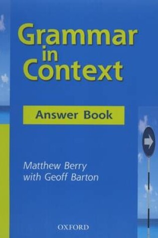Cover of Grammar in Context