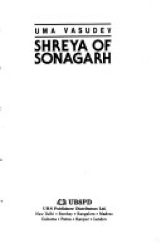 Cover of Shreya of Sonagarh