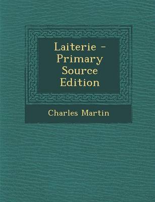 Book cover for Laiterie