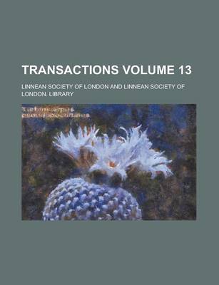 Book cover for Transactions Volume 13