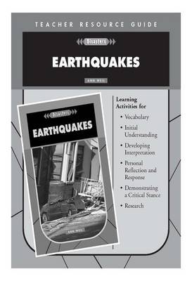 Book cover for Earthquakes Teacher Resource Guide