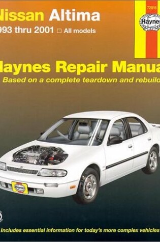 Cover of Nissan Altima Automotive Repair Manual