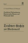 Book cover for Gausssche Flachentheorie, Riemannsche Raume Und Minkowski-Welt