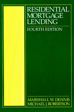 Cover of Residential Mortgage Lending