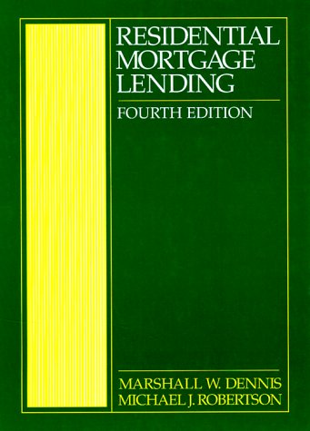 Book cover for Residential Mortgage Lending