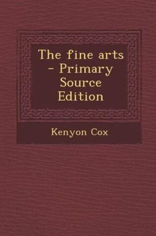 Cover of The Fine Arts