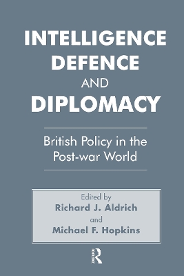 Book cover for Intelligence, Defence and Diplomacy