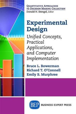 Book cover for EXPERIMENTAL DESIGN