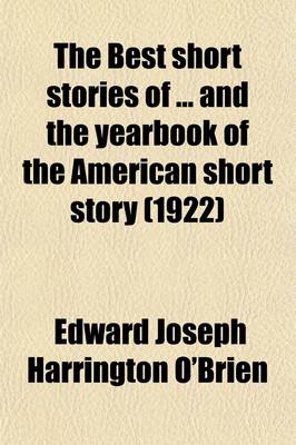 Book cover for The Best Short Stories of and the Yearbook of the American Short Story (Volume 1921)