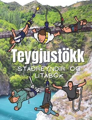 Book cover for Staðreyndir um teygjustökk og litabók